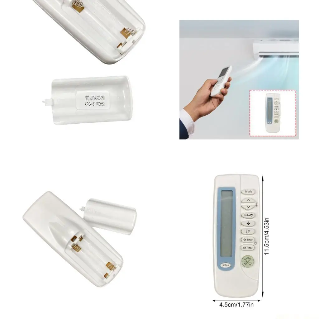 

M5TD Comfortable Ergonomic Remote Control Suitable for Long Battery Life Fast Action