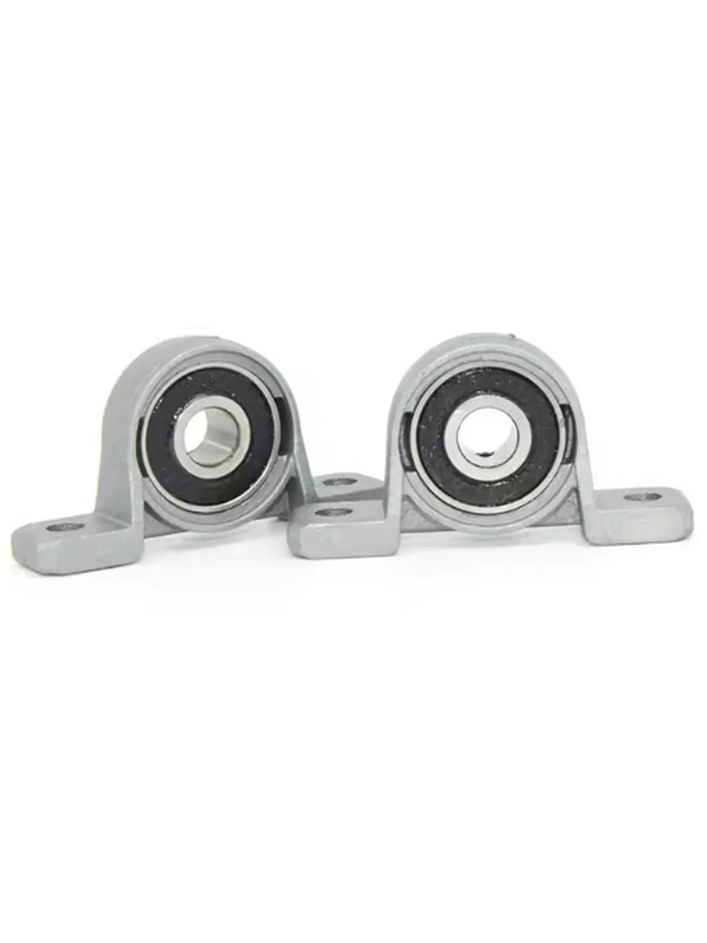 2pcs/lot KP08 KP000 KP001 KP002 KP003 KP004 KP005 KP006 Zinc Alloy Diameter Bore Ball Bearing Pillow Block Mounted Support