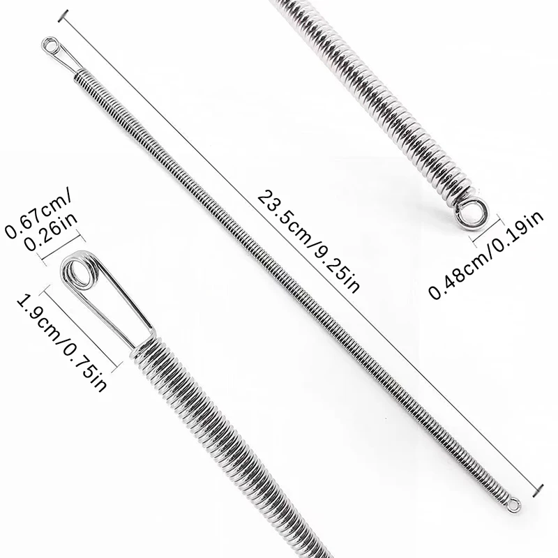 Flexível Drawstring Threader, Threading Rápido, Primavera Projetado, String Pull Tool, Multiuso Drawstring String Ferramenta