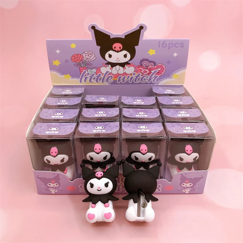 Cute Kuromi Pencil Sharpener Stationery Japanese Style Student Stationary Sanrio Pencil Sharpeners For Kids School Supplies