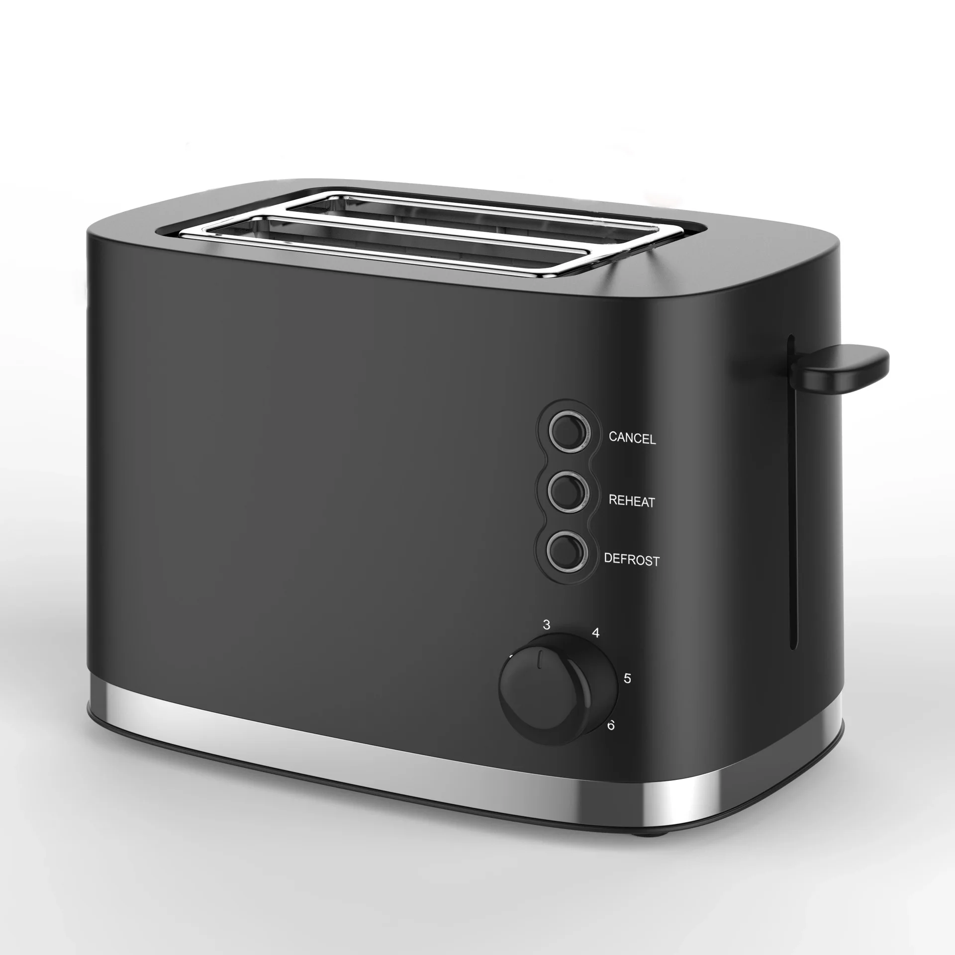 Toaster Small Stainless Steel Toaster Home Breakfast Maker Toaster Sandwich Maker Extra Wide Slot 6 Baking Options