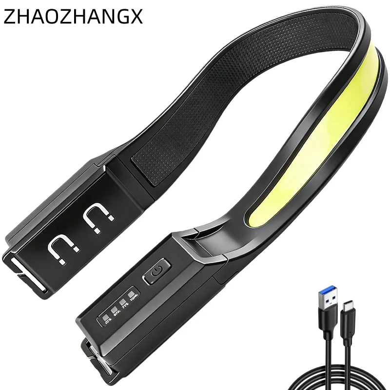 Rechargeable super bright head-mounted fishing special night fishing hat brim hat clip light led bait light