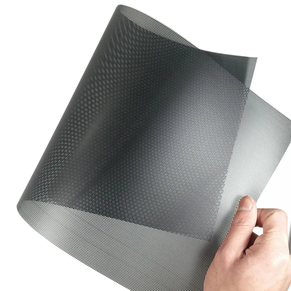 Black PVC 1m Chassis Dust Cover Computer Mesh Dustproof Cover PC Case Dust Filter Fan Dust Filter
