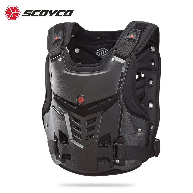 Motorcycle Body Armor Vest Men Jacket Coat Off-Road Moto Dirt Bike Motocross Racing Riding Shock-resistant Chest Back Protector