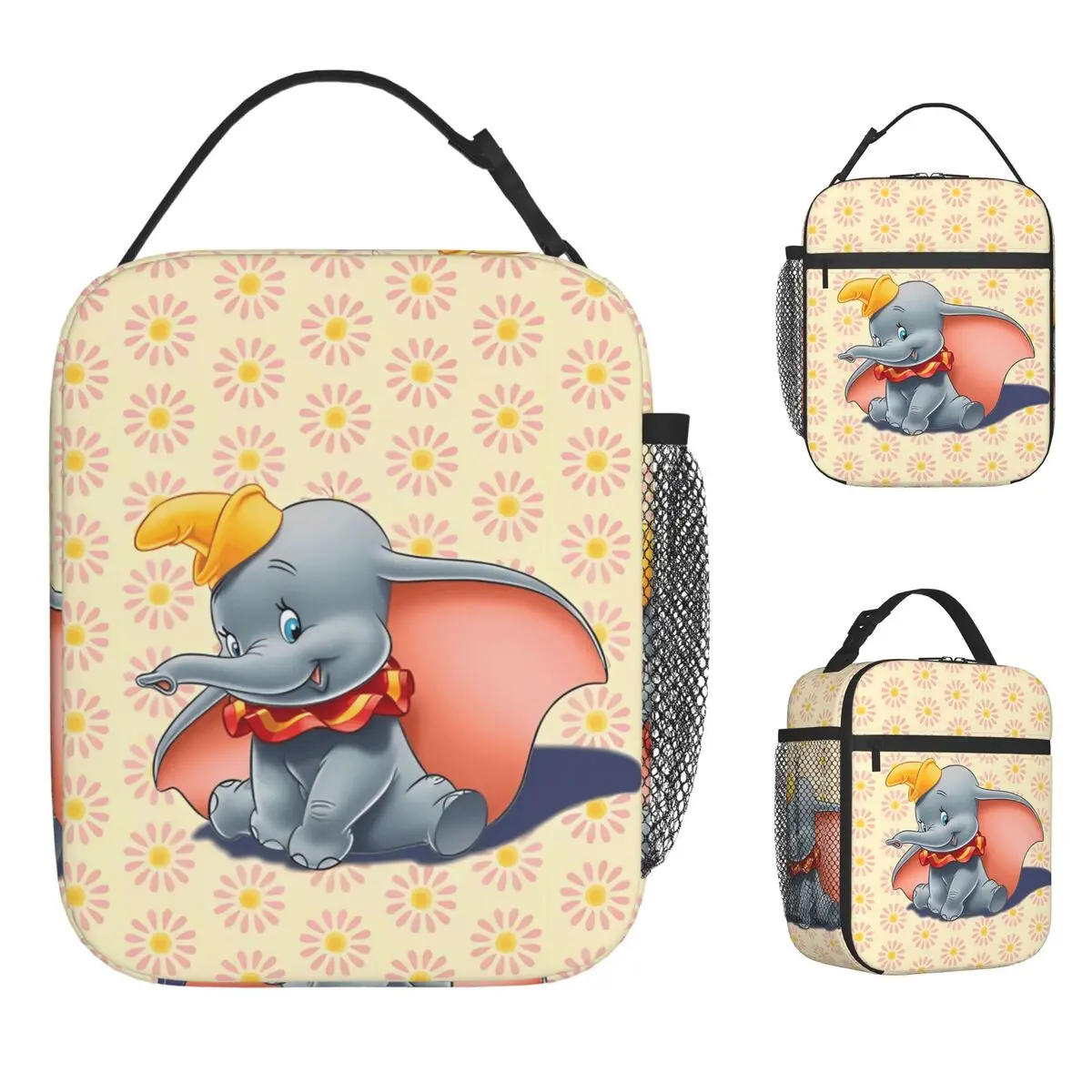 

Fantasy Drama Dumbo Insulated Lunch Bag Leakproof Cartoon Lunch Container Thermal Bag Tote Lunch Box Office Picnic Food Handbags