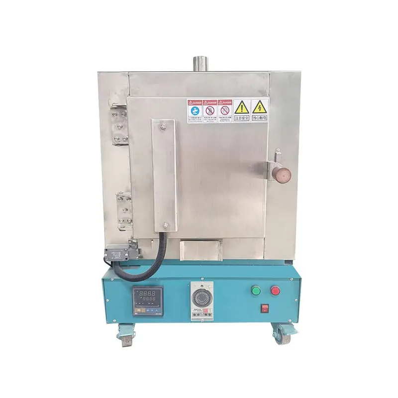 

4X9 Flask Metal Heating High Temperature Muffle Laboratory Jewelry Casting Baking Furnace