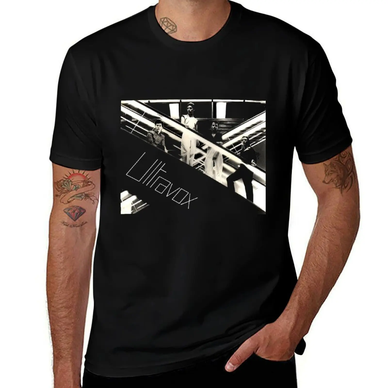 

Ultravox - john foxx midge ure synthpop rock 80s music electronic punk T-Shirt mens graphic t shirts T-Shirt