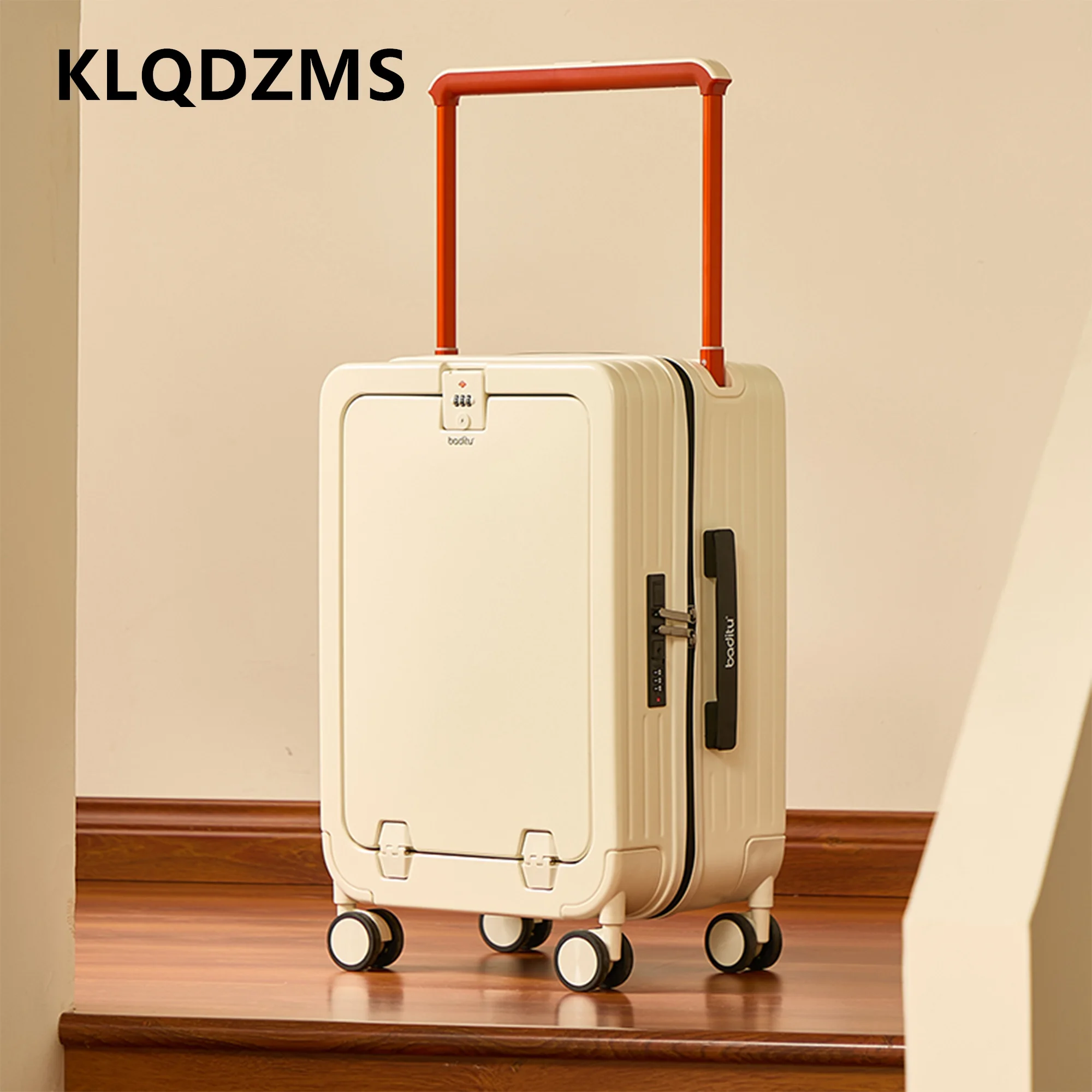 KLQDZMS Laptop Suitcase Front Opening Boarding Box 18