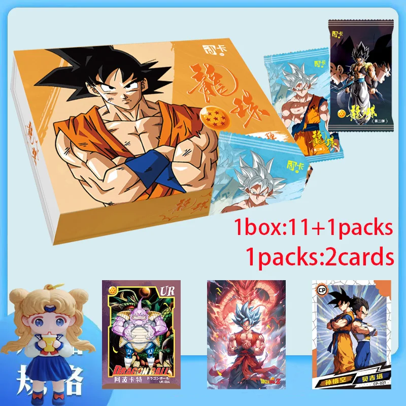 Anime Dragon Ball Z Booster Box Trading Card Game Super Saiyan Son Goku Anime Characters Collection Card Game Child Gift Toy