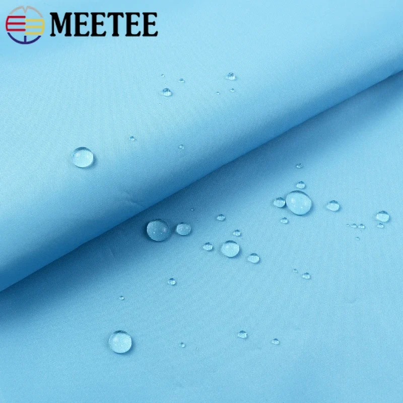 Meetee 100*148cm Waterproof Ripstop Fabric 190T Silver-coated Sunscreen Sunshade Umbrella Cloth Outdoor Tent Material By Meter