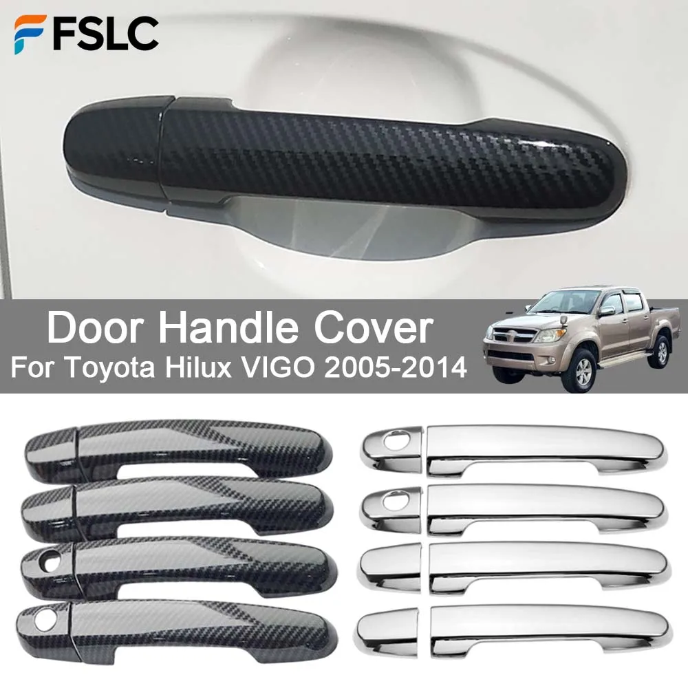 Car Decoration Door Handle Cover For Toyota Hilux VIGO 2005-2014 Cars Accessories Styling Upgrade Modify A Car