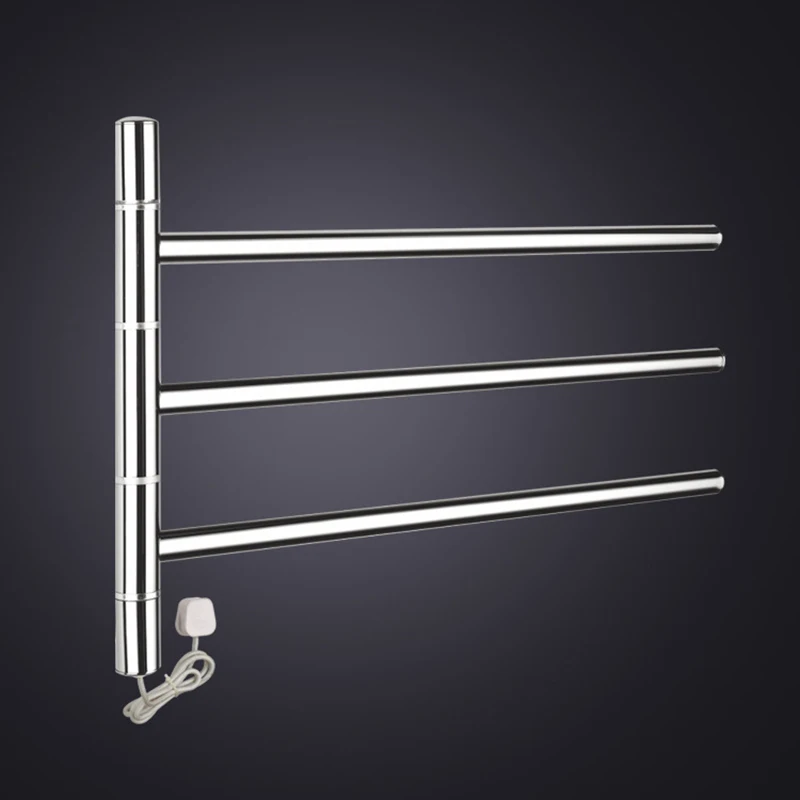 Felix IP56 Electric Wall Mounted Towel Warmer Rail Heated Rack 304 stainless steel Fashion Square towel warmer for bathroom