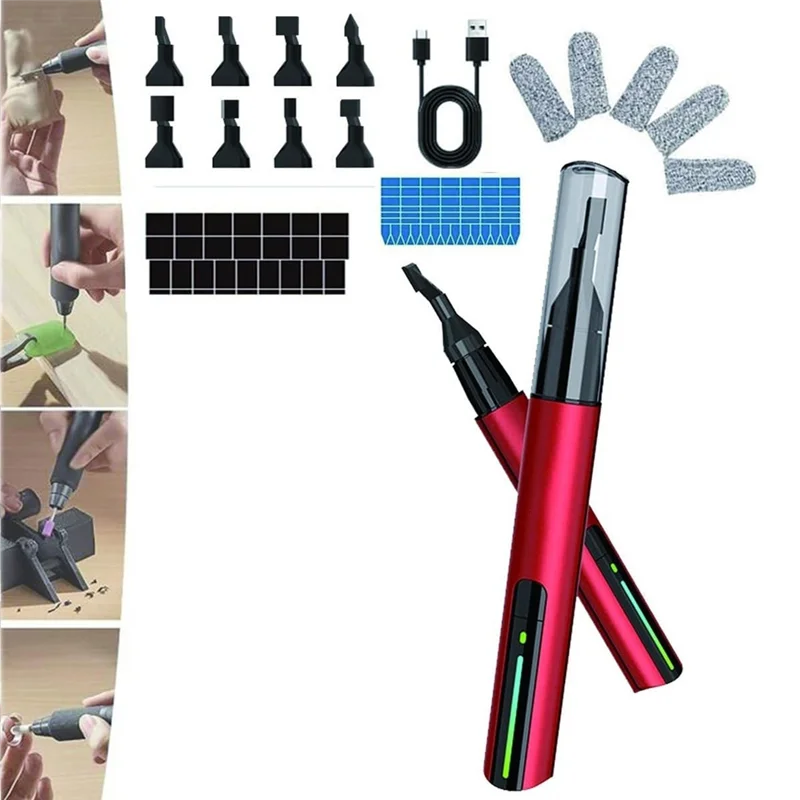 Electric Reciprocating Sanding Pen,Reciprocating Sander,USB Quick Charging Sanding Pen For Small Sanding, Polishing