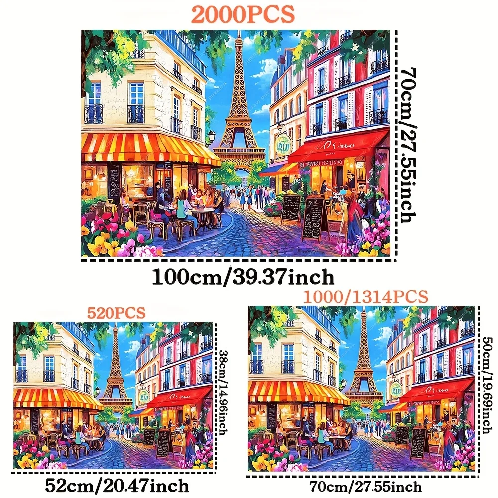 2000/1314/1000//520pcs,Jigsaw puzzles,Family Fun Adult Puzzle,Portable Cuboid DIY Art Decor,DIY puzzles, high quality paper, w