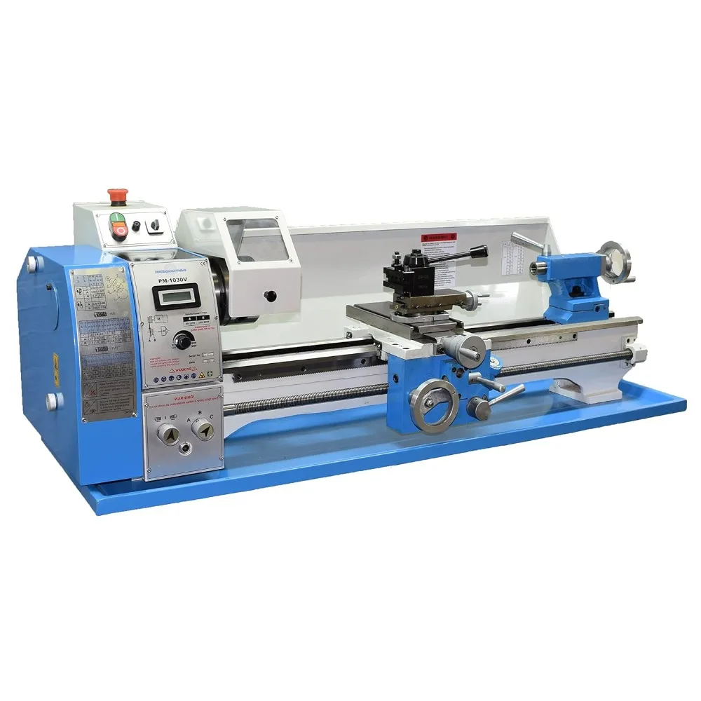 

10x30" Metal Working Lathe Large 1″ Spindle Bore, Larger Than Most in This Size Range Variable Spindle Speeds