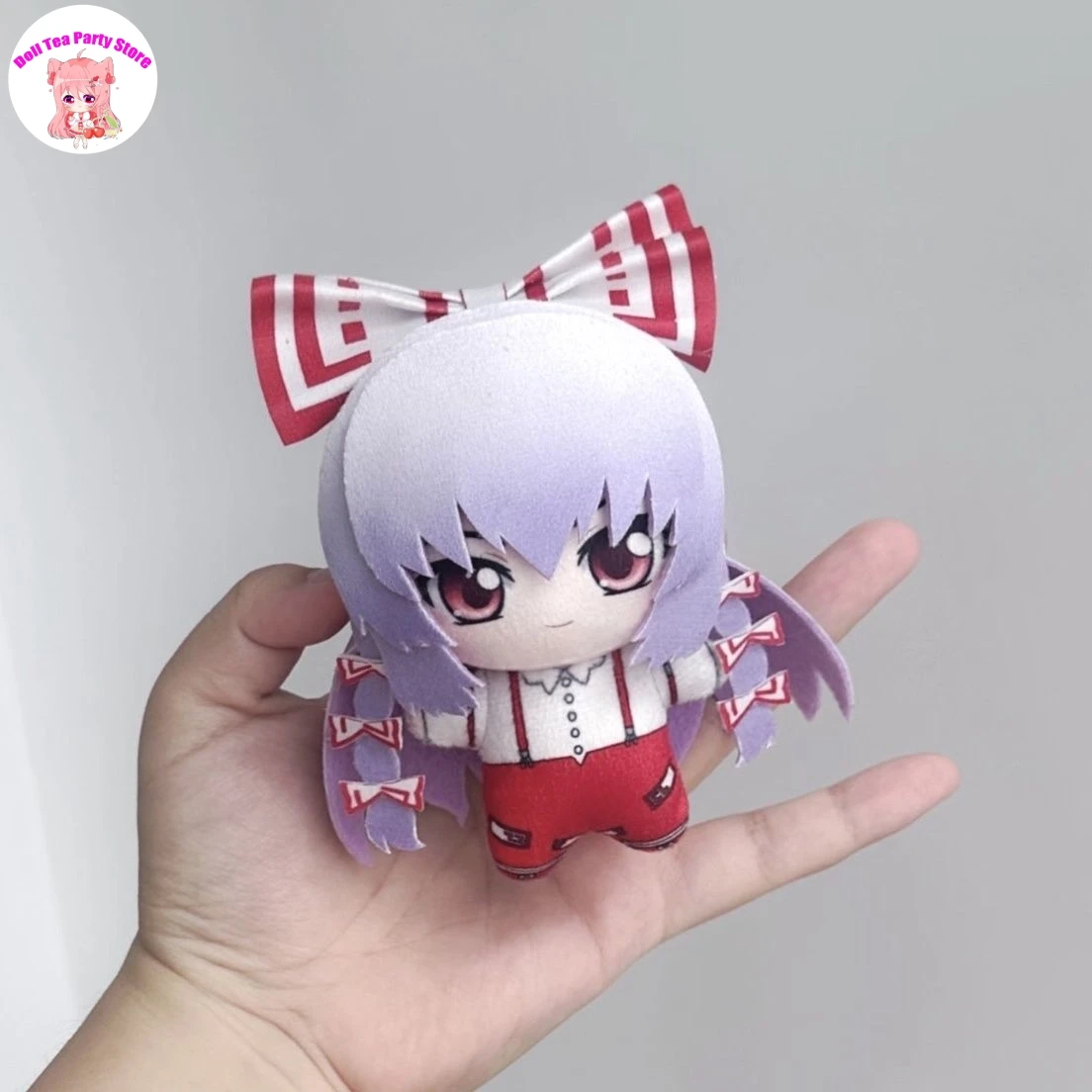 

Fujiwara no Mokous Touhou Project плюшевая хлопковая кукла очаровательное тело морской звезды 10 см аниме кулон игрушки плюшевый рождественский подарок