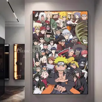 Dekorace s motivem anime Naruto, Kakashi, Uchiha, Itachi Xiao, organizuje plakáty, obrazy na vchodu, nástěnné malby 10 nejlepší prodej plakát s Narutem - №1