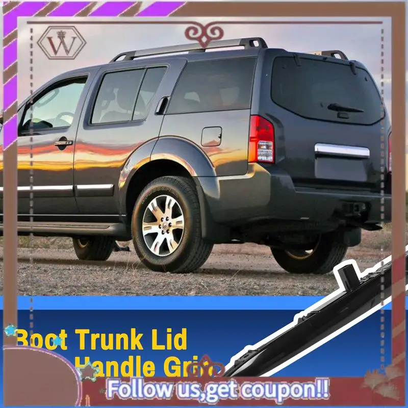 

A57E-Touring Boot Trunk Lid Rear Handle Grip With Key Button For BMW X5 E53 01-06 Boot Trunk Lid Rear Handle Grip 51137170676