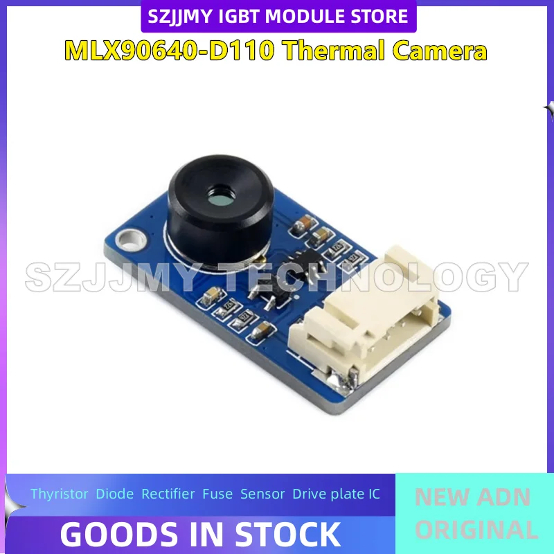 Raspberry Pi MLX90640 infrared thermal imaging module with 110/55 degree field of view I2C interface