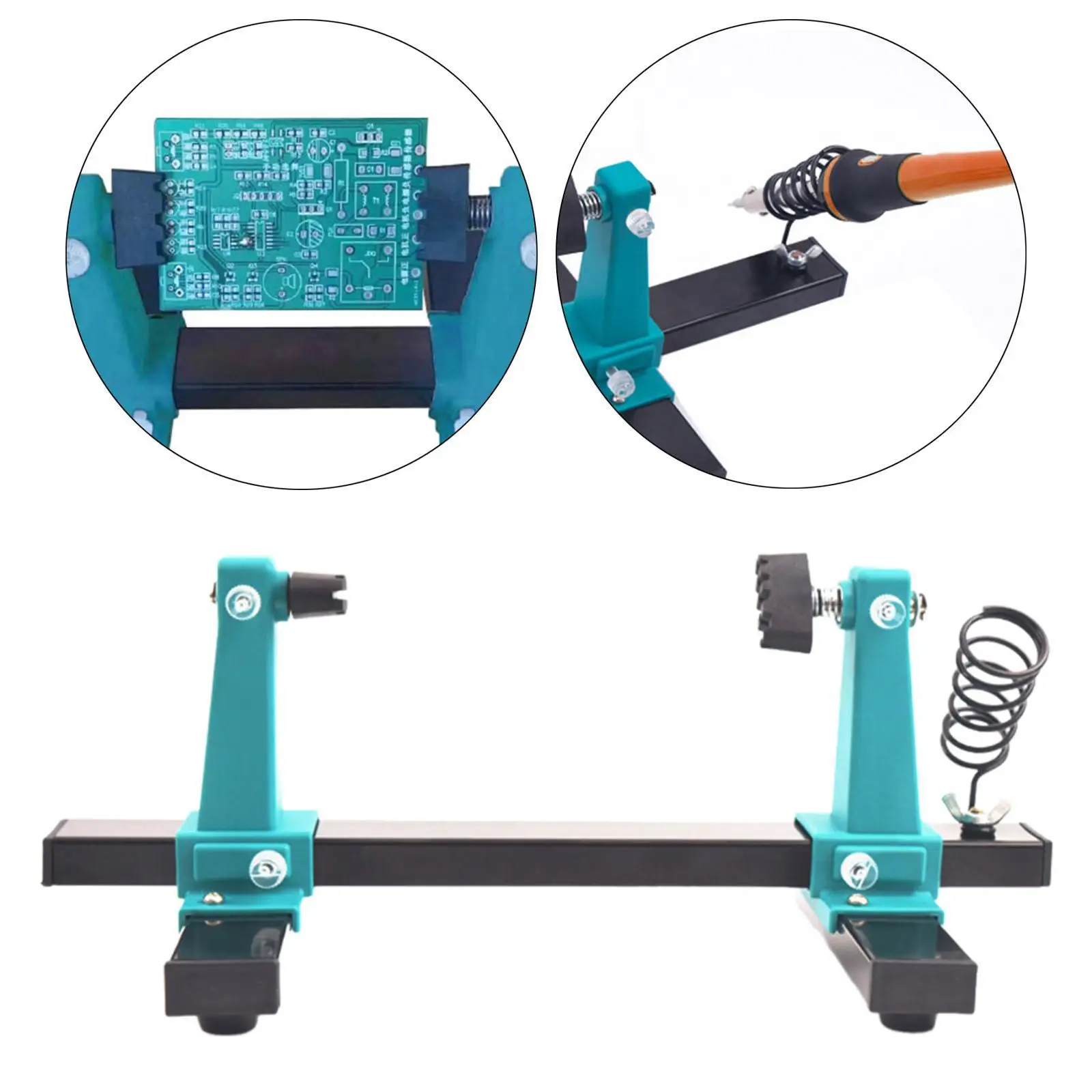 

PCB Clamp Holder Fixed Clip Bracket Electric Soldering Iron Rack for Hobby Craftwork