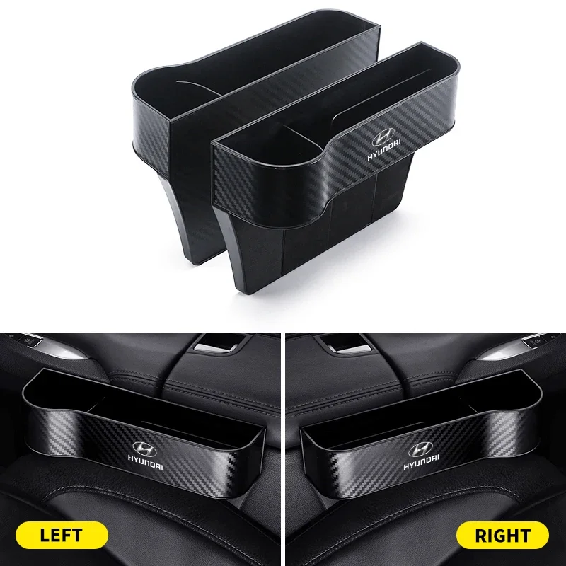 

Car Seat Gap Slit Pocket Catcher Organizer For Hyundai Palisade Bayon Tucson Inster NEXO Creta i30 i20 i10 Grandeur Accessories