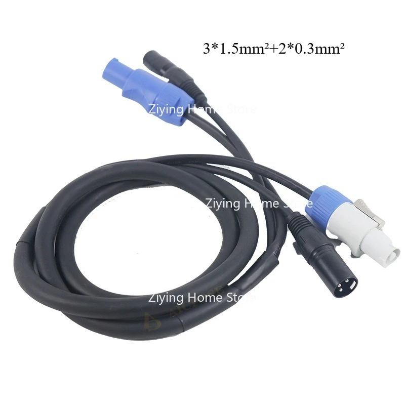 

Подходит для аудиокомбинированного кабеля 3*1,5 мм 2 DMX Кабель для стола с затемнением