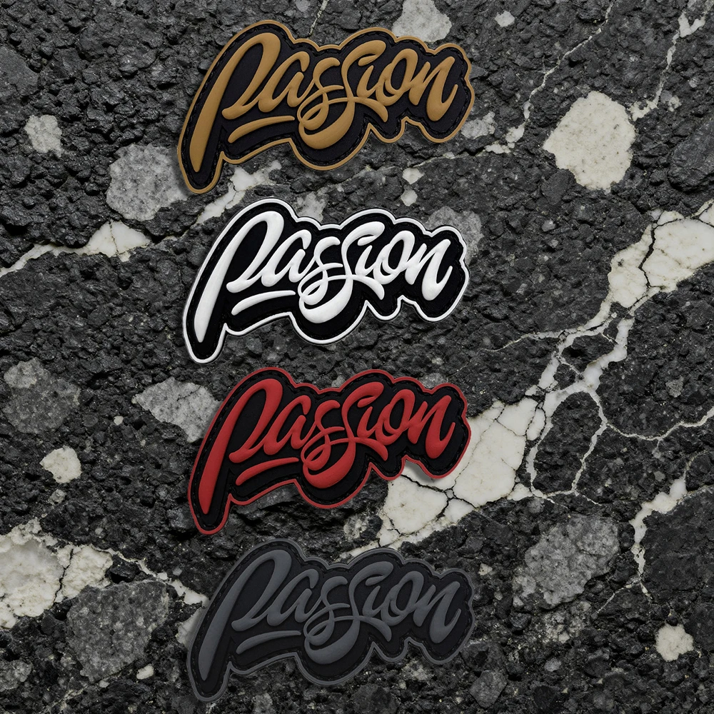 Creative Irregular-Shaped Base Plate Trendy Handwritten Font Pvc Armband Personalized Patch Badge Applique Travel Backpack Jacket Storage Bag Fabric Decoration Patch Armband Glow-In-The-Dark with Fleece Backing
