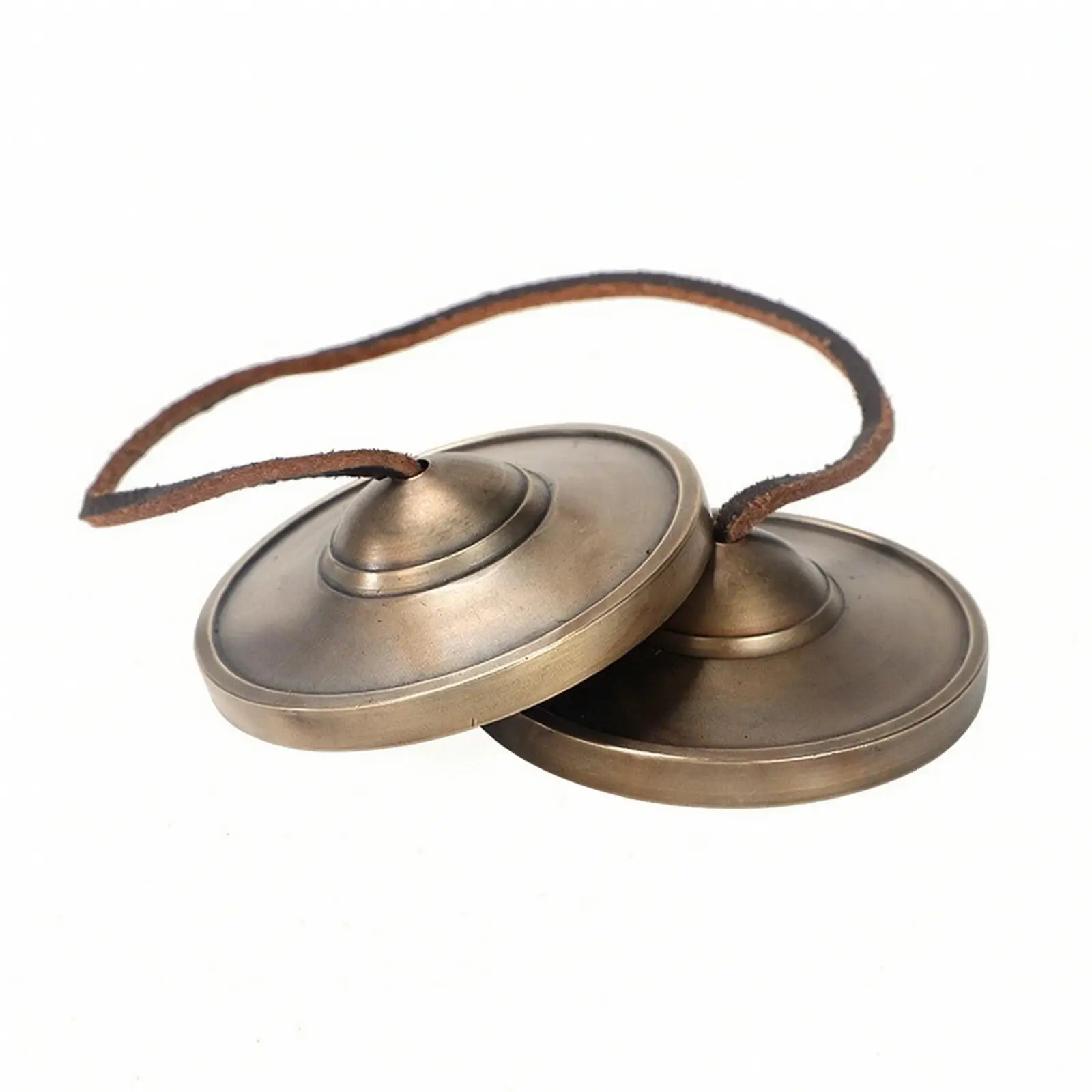 Meditation Yoga Bell Bronze Hand Cymbals for Chanting Practice with Clear Ringing Tone