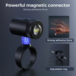 GOBAIT Linterna de pesca LED USB C 360° giratoria de dedo