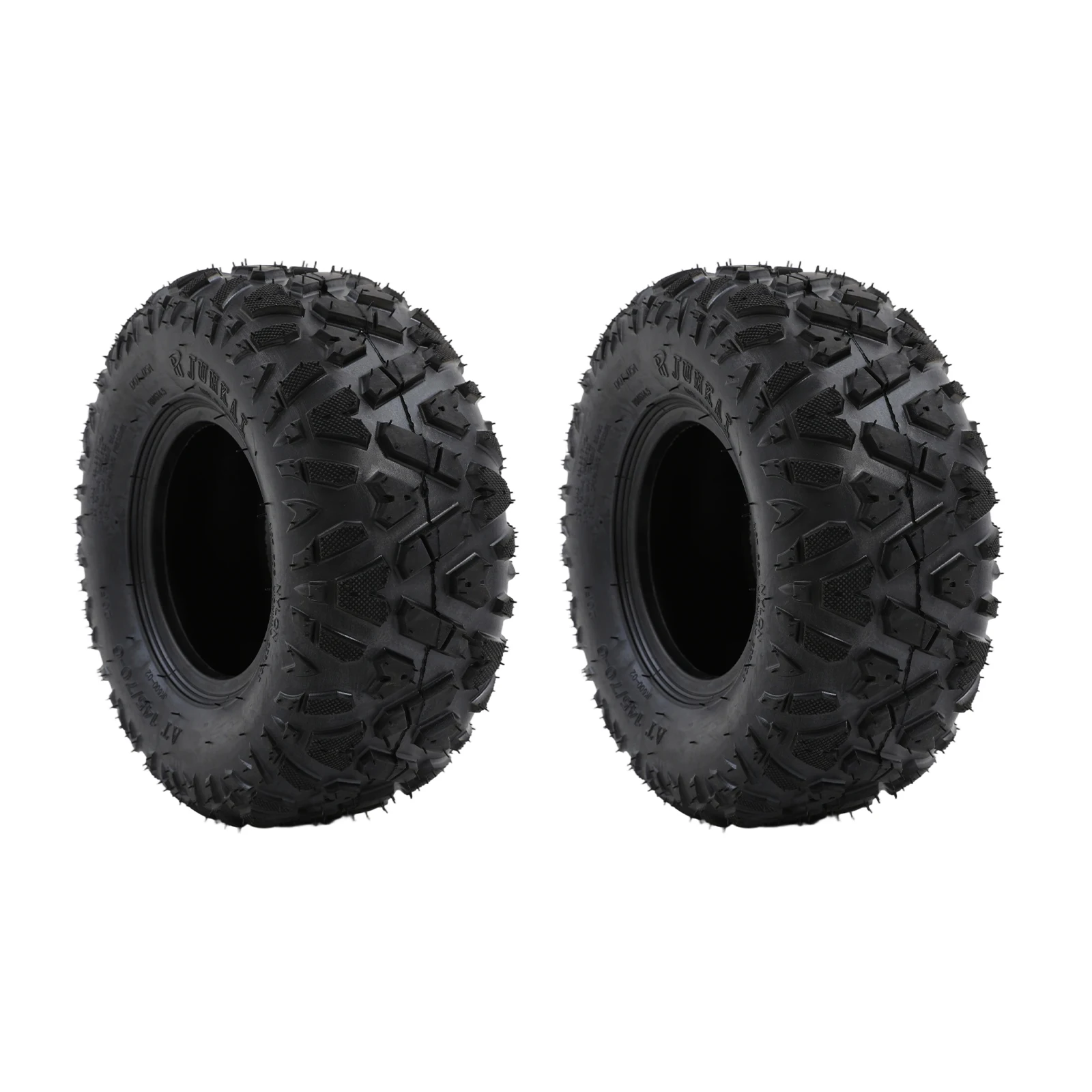 2Pcs 145/70-6 ATV Tires 6 Inch, 4PR Heavy Duty Off-Road Tires Mud Tires, 160 lbs Capacity for Off-Road Kart Golf Cart