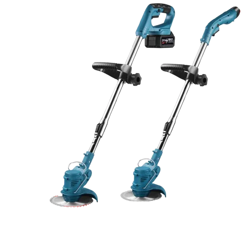 

DD3269 Weed Wacker Battery Powered With 2 Pcs Batteries Stringless Grass Trimmer Brush Cutter Cordless Electric Lawn Mower