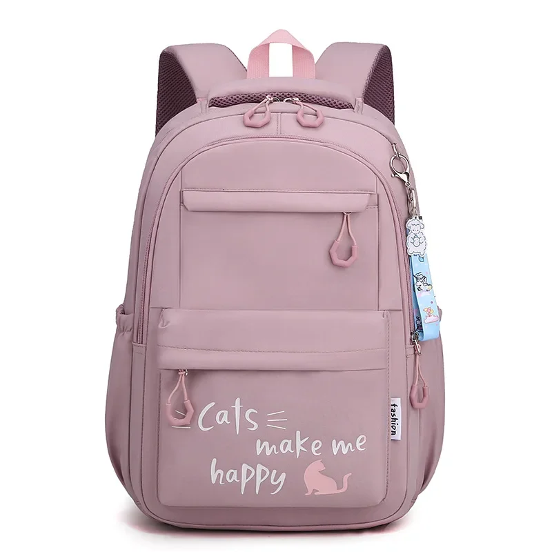 Girl School Bag Backpack Back Pack for Teenager Women Children Female Pink Schoolbag Primary High Bagpack Class Teens Child Kids