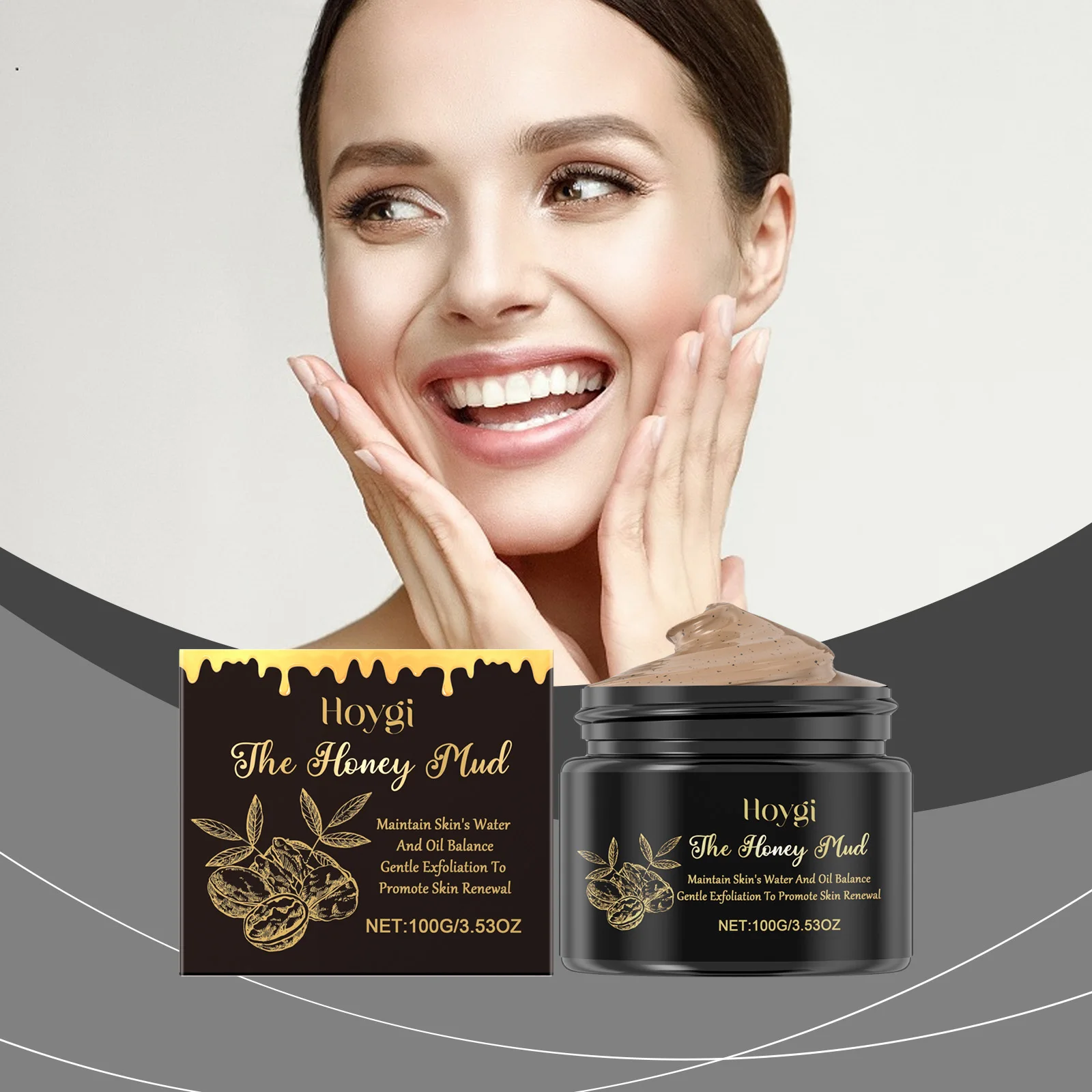 

Медовый скраб для тела, питательный и балансирующий масляный лак для тела, освежающий нежирный отшелушивающий аппарат