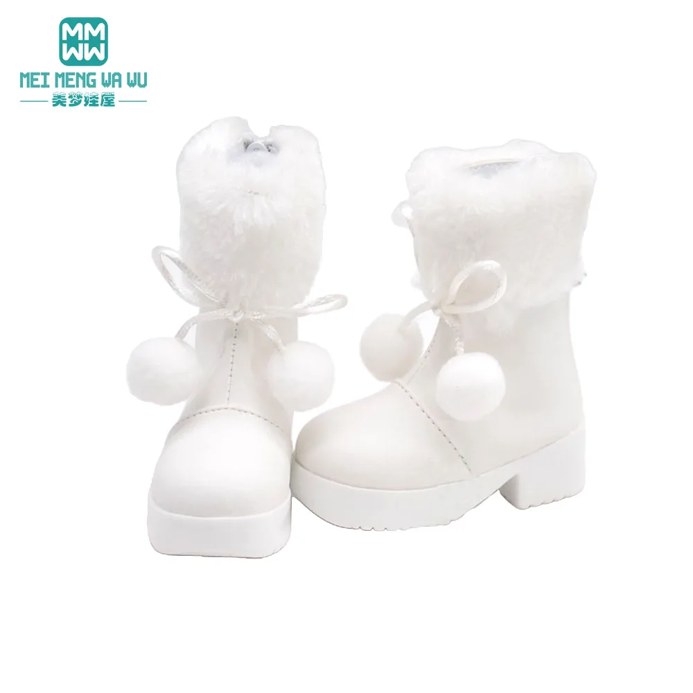 미니 7.5cm 세련된 멀티 컬러 가죽 신발 60cm 1/3 DD SD 인형 장난감 볼 조인트 인형 액세서리에 적합