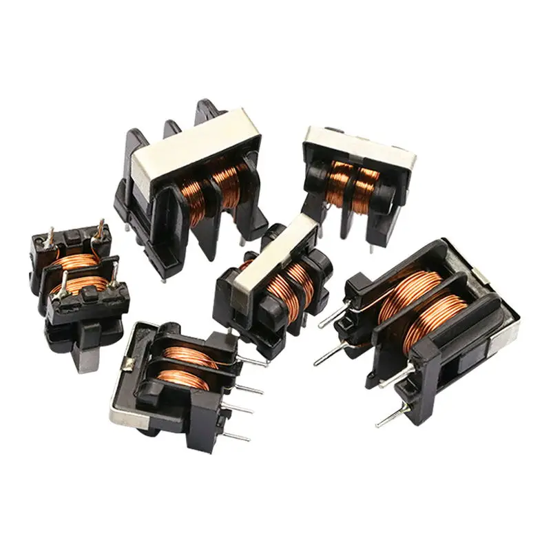1PCS Common Mode Inductor Filter UU uf 9.8 10.5 10MH 5MH 20MH 30MH For Filter Inductance Pitch 7*8mm Copper Wire