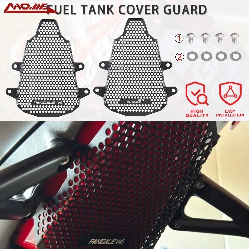 For Ducati Panigale V4 S/SP/R/Superleggera PANIGALE V4 2021 2022 2023 Motorcycle Pillion Peg Removal Tank Grille Fuel Tank Guard