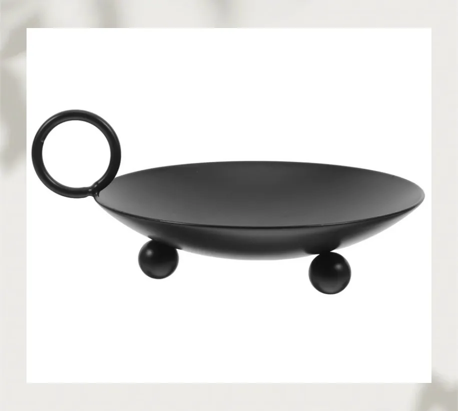 

1 Iron Candle Holder Tray Romantic Round Shape Perfect For Dinner Parties Weddings Home Decor And Religious Ceremonies
