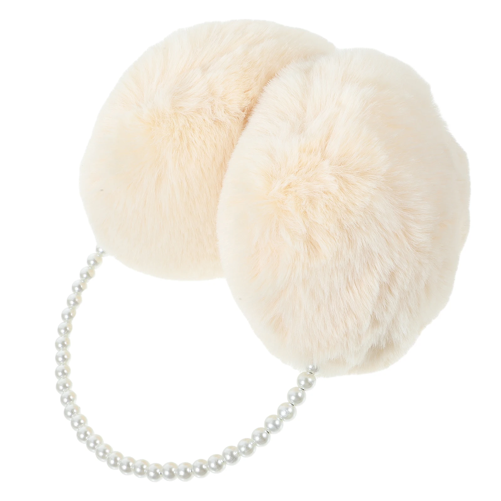 

Lovely Muff Cover For Women Girls Winter Ear Muff Winter Ear Warmer Pearl Design Soft Comfortable Unique Style