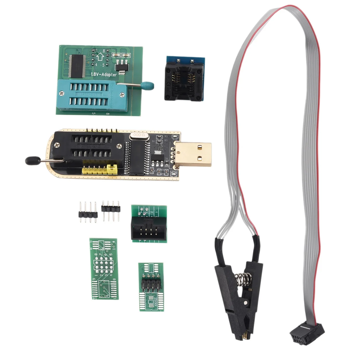 1Set CH341A 24 25 Series EEPROM Flash BIOS USB Programmer_N34R