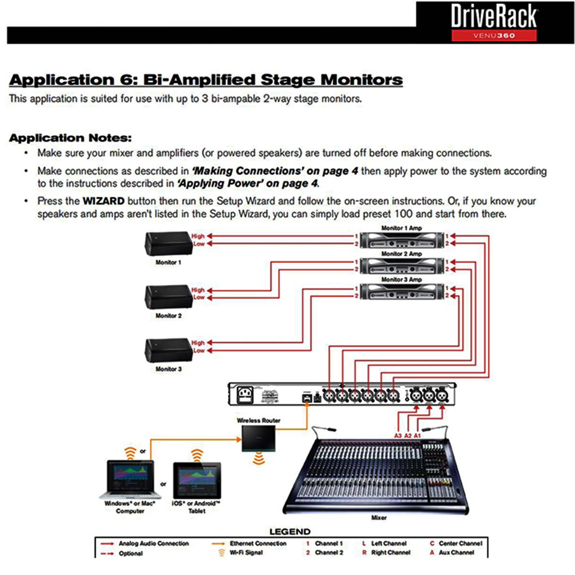 VENU360 3 wejścia 6 stopni wyjściowych Pro procesor audio Oryginalne oprogramowanie Sterownik audio Rack Kompletny system zarządzania głośnikami