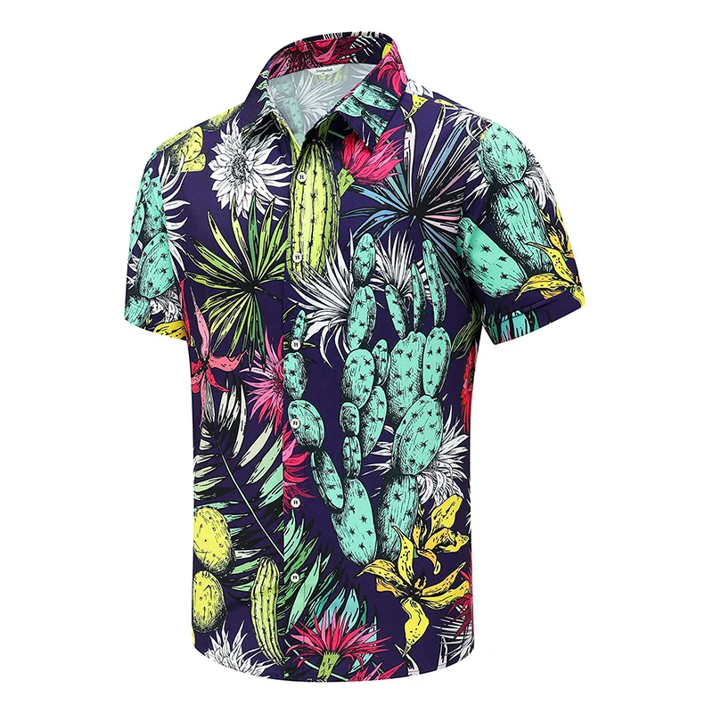 Sporting Bicycle Shirts For Men Clothing 3D Printed Hawaii Beach Shirt Shorts Sleeve Y2k Tops Fashion Clothes Lapel Blouse