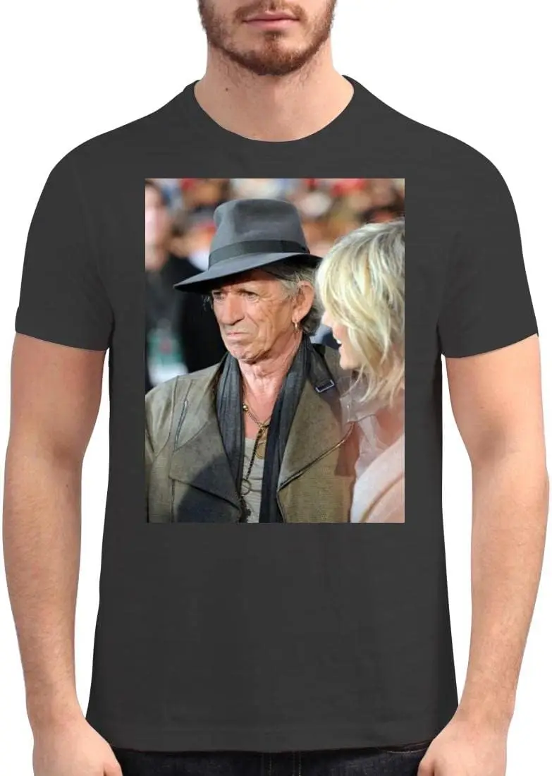 Keith Richards - Men's Soft Graphic T-Shirt PDI #PIDP186860