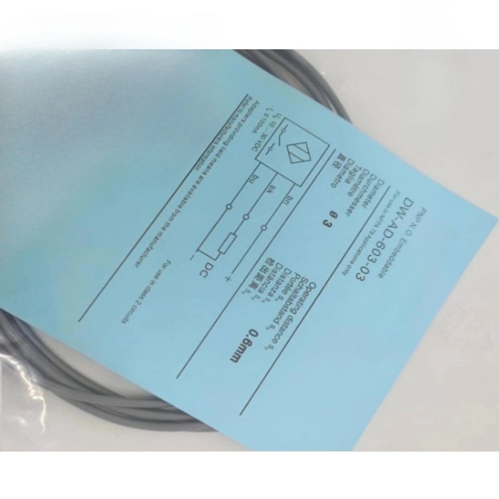 DW-AD-603-03 sensors proximity switches for Contrinex