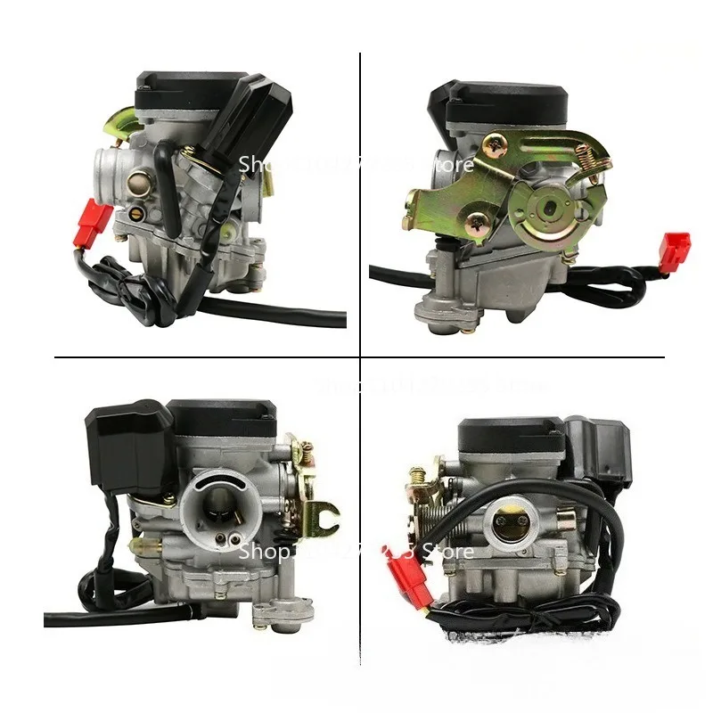 Motorcycle Carburetor Set PD18J 18mm Carburetor Suitable for Scooter Haomai GY6 50CC 60 80 139QMB 139QMA