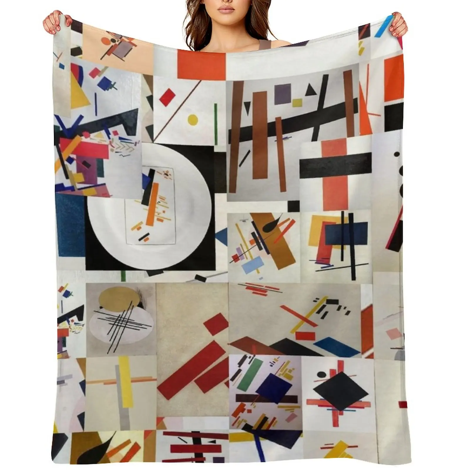 

Kazimir Malevich Throw Blanket heavy to sleep bed plaid Hair Kid'S Blankets