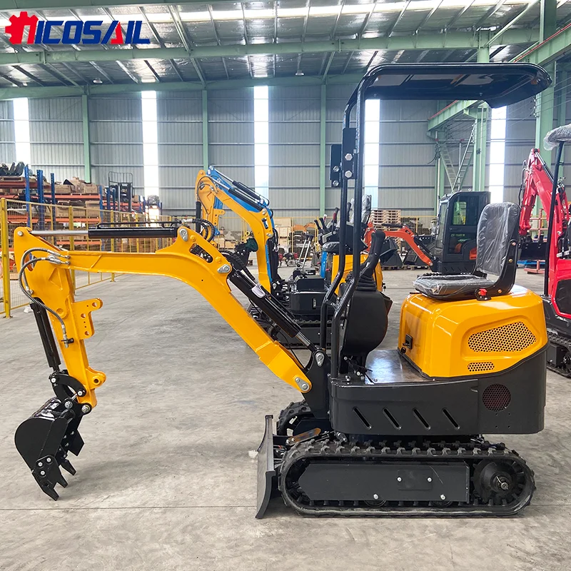New Mini Excavator, 1.2 Ton, 1.5 Ton. Mini Excavator with diesel Engine, Multi-functional High-quality Small Digger