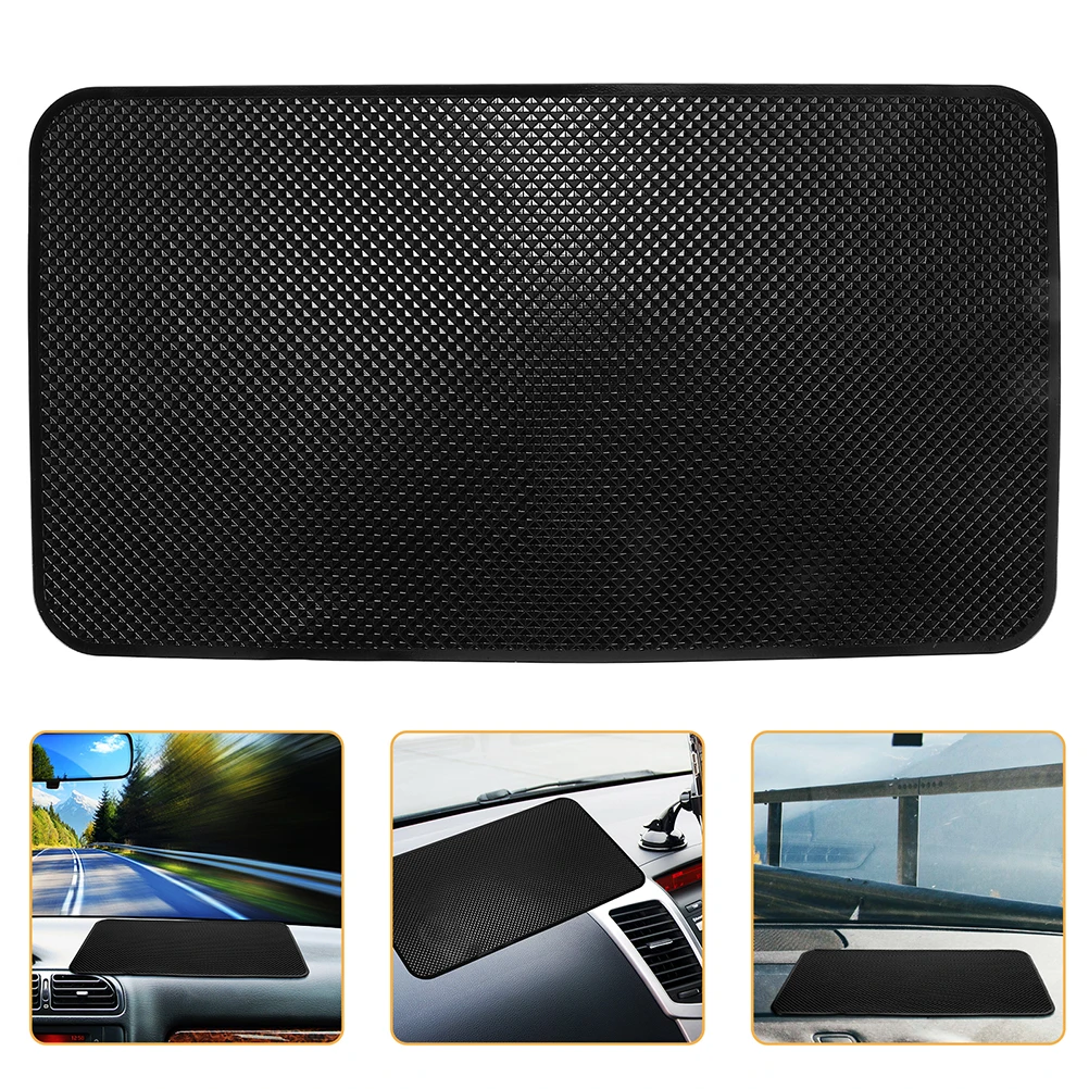 

Car Dashboard Non Slip Pad Large Size PU Material High Temp Resistant Anti Skid Mat for Phone Keys Accessories Vehicle Dash