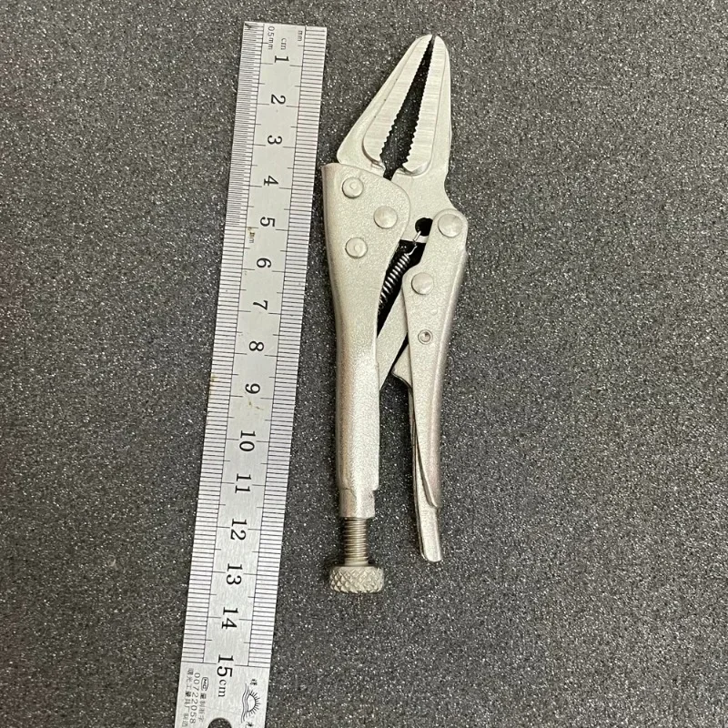 3pcs/lot 4 inch and 5 inch Locking pliers round nose Straight Jaw Welding Tool Straight Jaw Lock Mole Plier Vice Grips Pliers