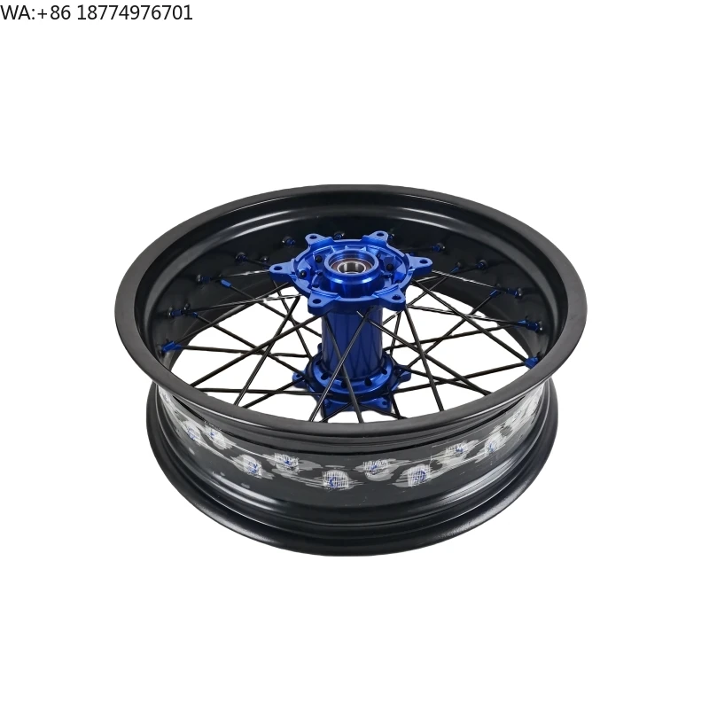 Newest Design 17 Inch Supermoto Wheels Tubeless Wheels for Hus Qvarna FE FC TE FE FS  With Manufacturer Price