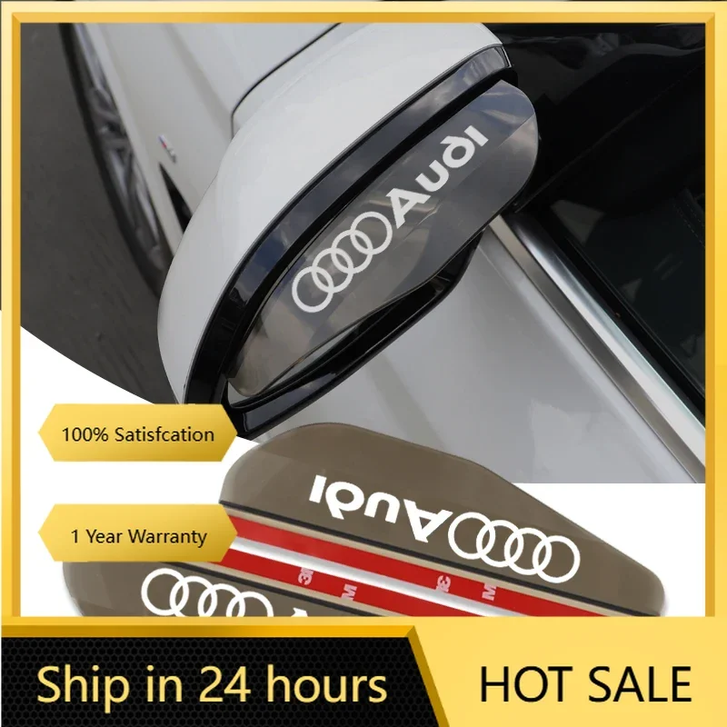 

Популярный автомобильный непромокаемый чехол на зеркало заднего вида 2025 года — автомобильный защитный козырек от дождя и солнцезащитный козырек с логотипом, подходит для моделей Audi (A1, A2, A3Q7, Q8, T